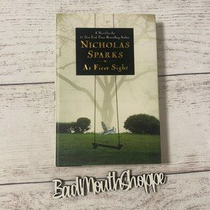 *AT FIRST SIGHT by Nicholas Sparks Hardback Book